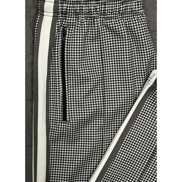 Urban Outfitters Plaid Houndstooth Black White Jogger Pants Mens Medium NWOT - Picture 7 of 16